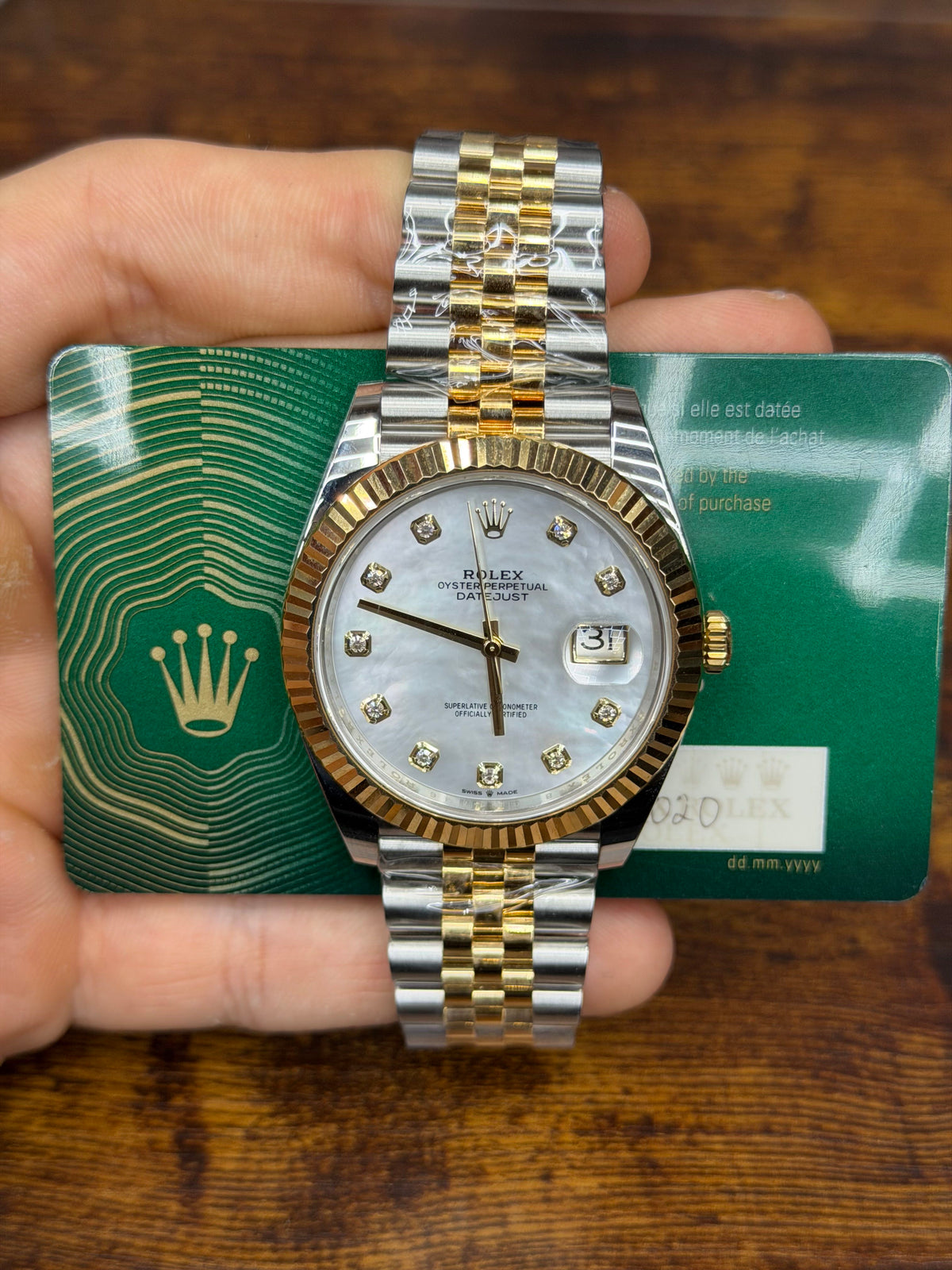 Rolex Datejust 41 Stainless Steel & Yellow Gold Watch