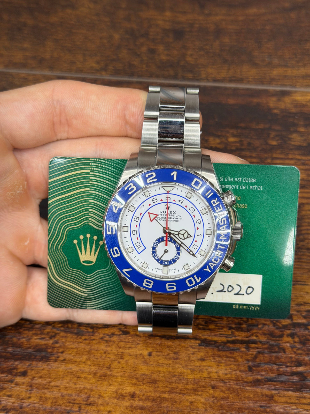 Rolex Yacht-Master Ii Stainless Steel Watch