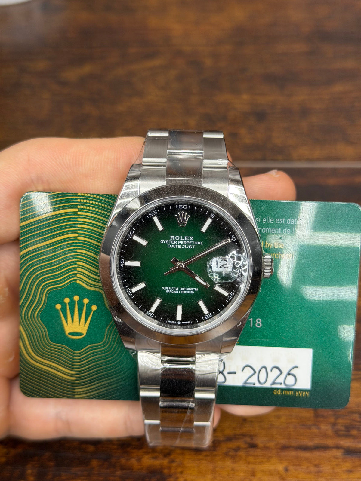 Rolex Datejust 41 Stainless Steel Watch