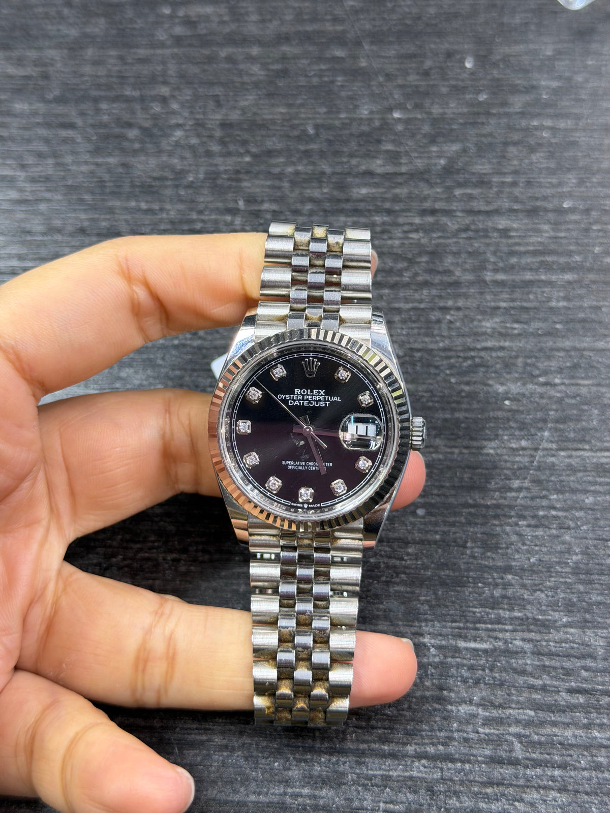 Rolex Datejust 36 Stainless Steel & White Gold Watch