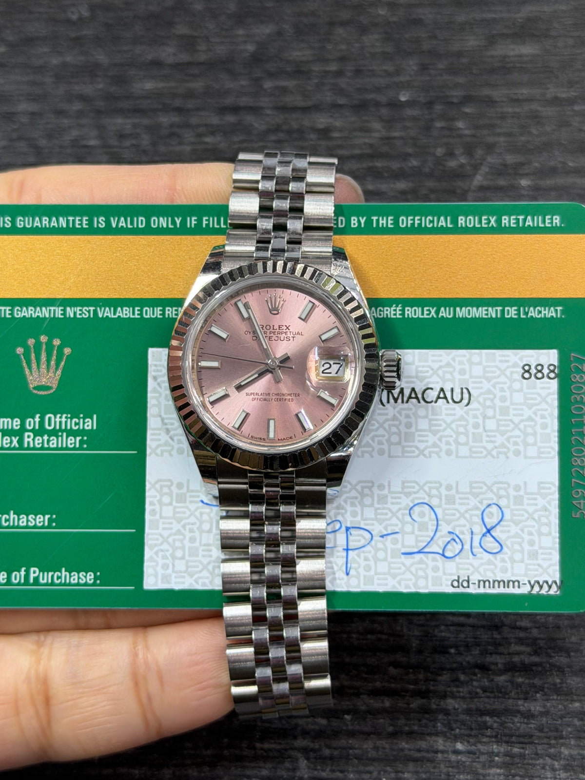 Rolex Datejust Lady Stainless Steel & White Gold Watch