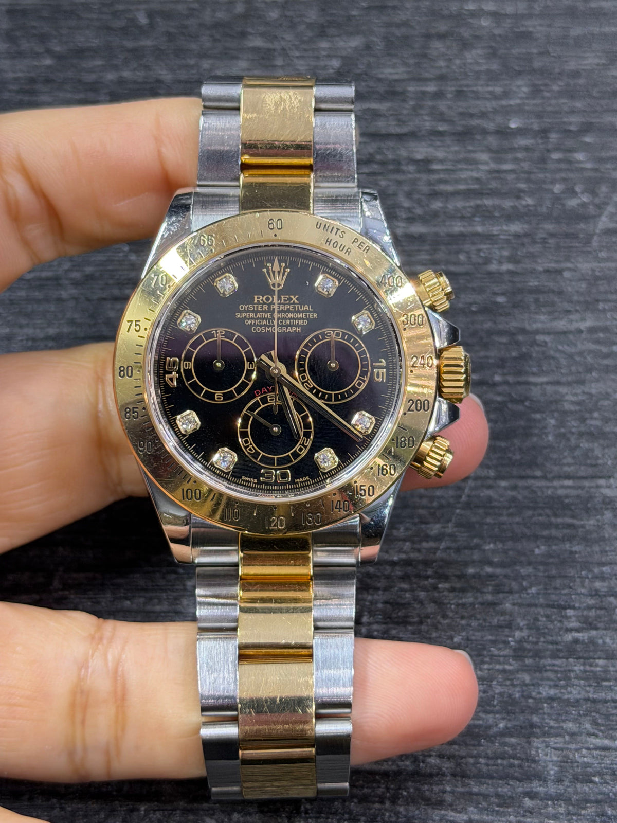 Rolex Daytona Stainless Steel & Yellow Gold Watch