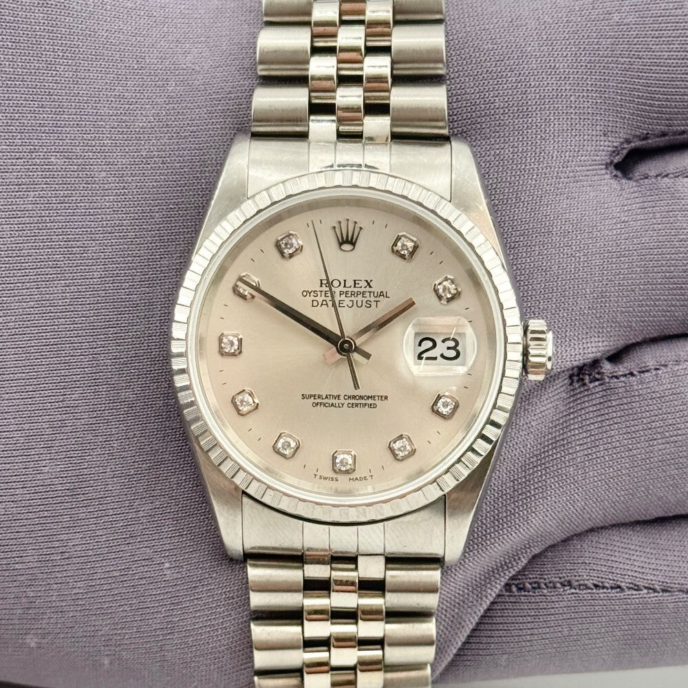 Rolex Datejust 36Mm 16220 Stainless Steel