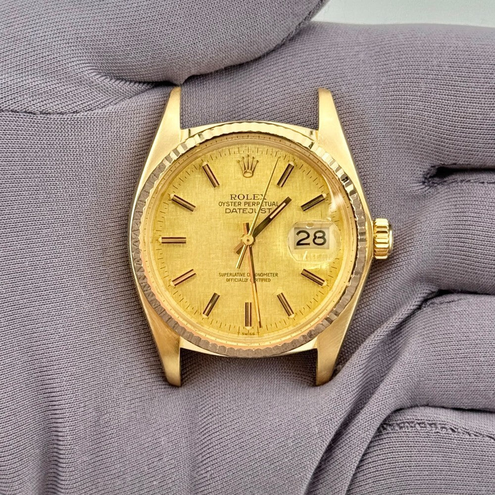 Rolex Datejust 36Mm 16018 Yellow Gold
