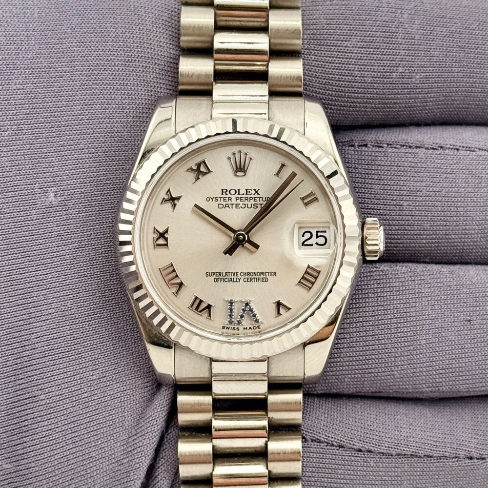 Rolex Datejust Midsize President 178279 White Gold