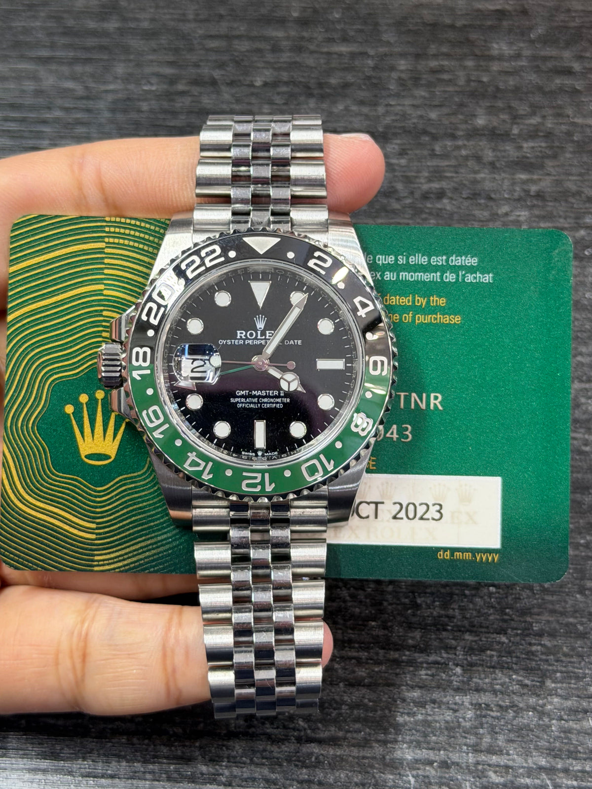 Rolex Gmt-Master Ii "Sprite" Stainless Steel Watch