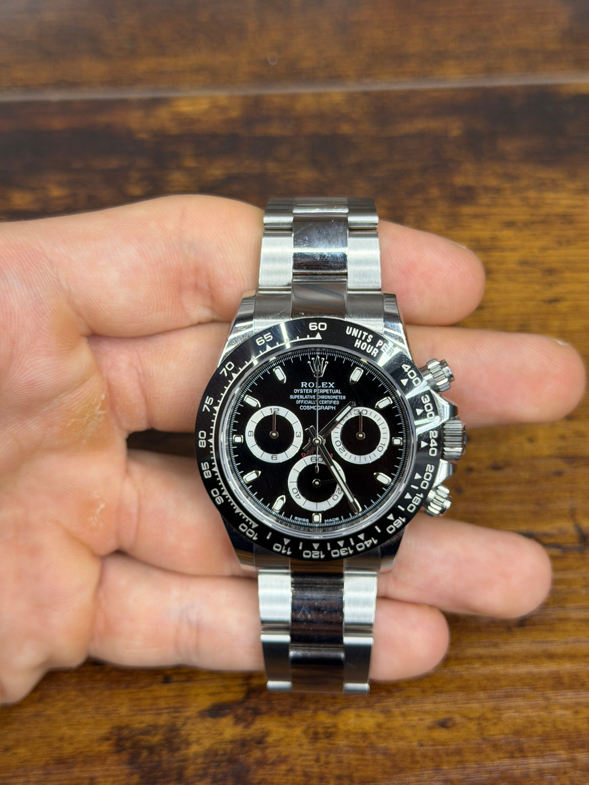 Rolex Daytona Stainless Steel Watch