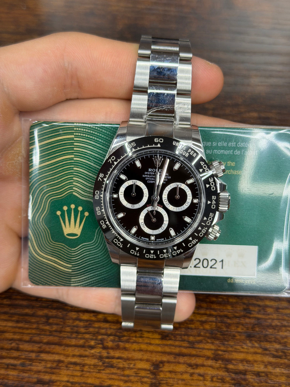 Rolex Daytona Stainless Steel Watch