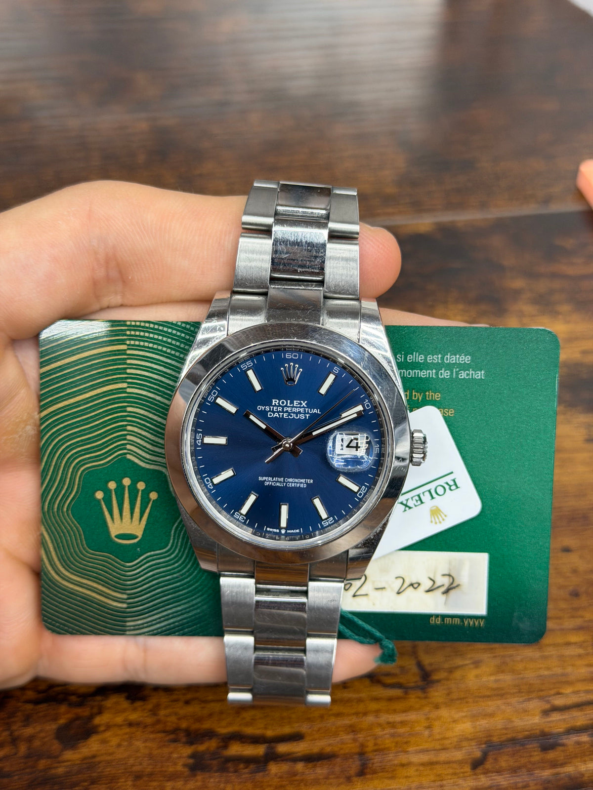 Rolex Datejust 41 Stainless Steel Watch