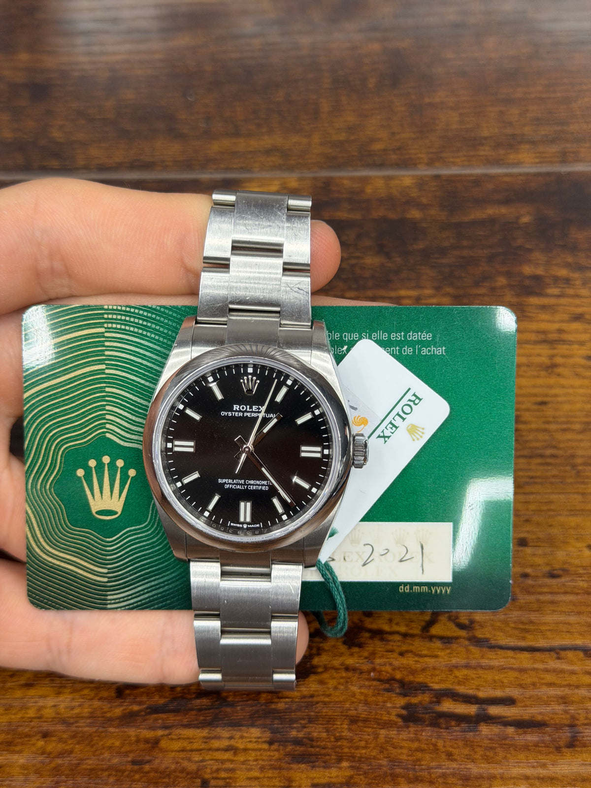 Rolex Oyster Perpetual 36 Stainless Steel Watch