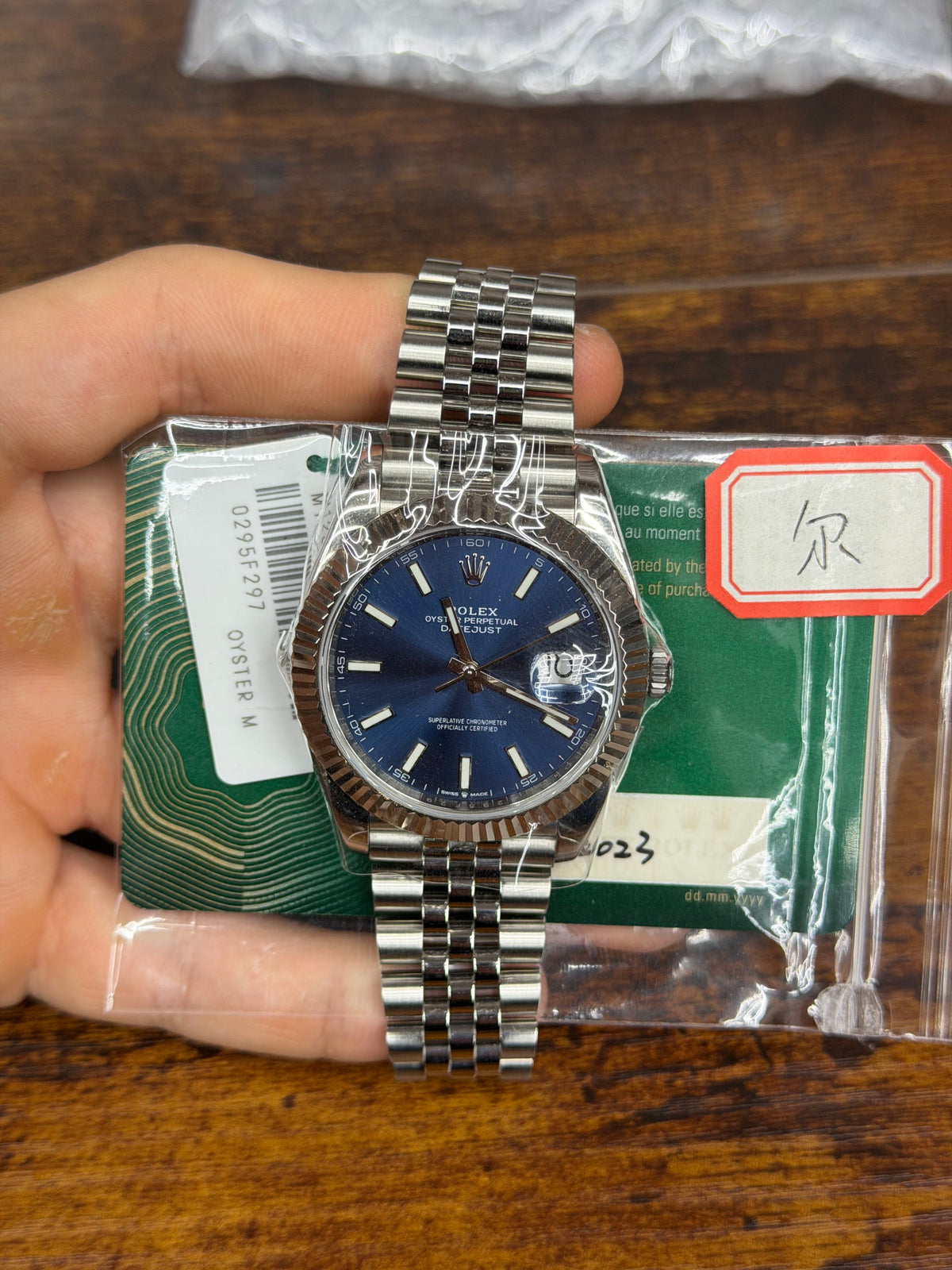 Rolex Datejust 41 Stainless Steel & White Gold Watch