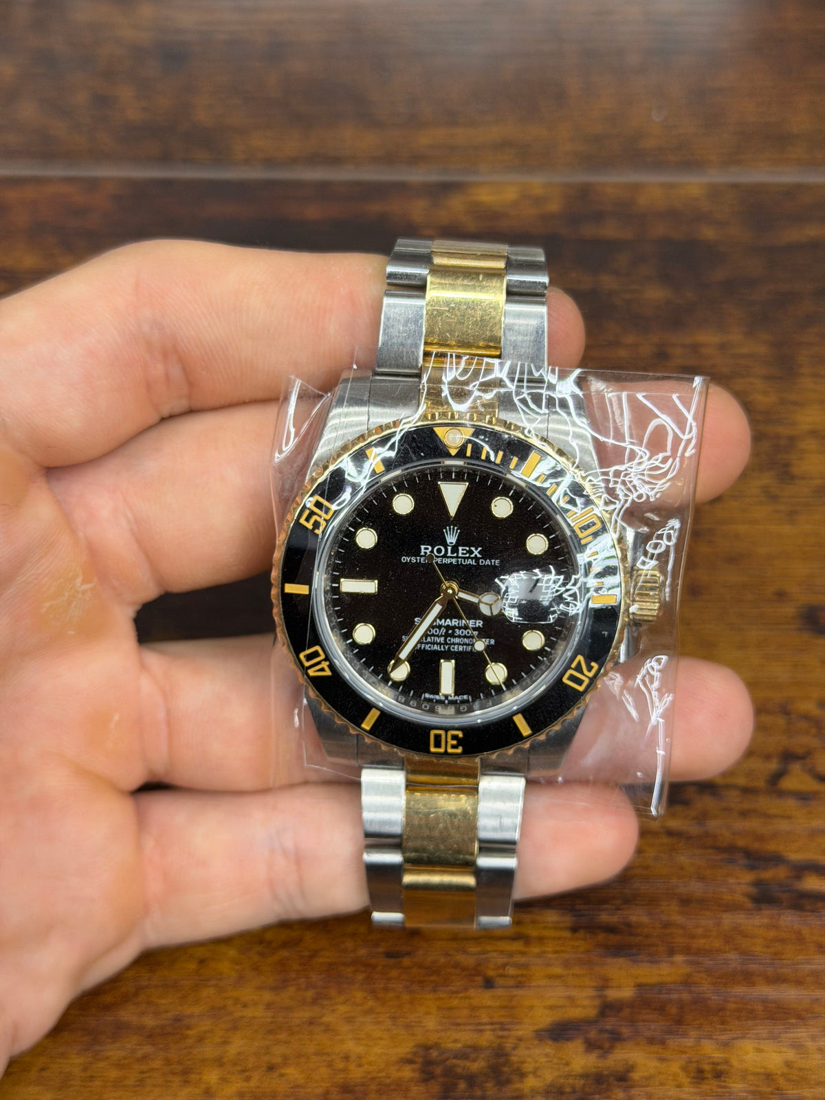 Rolex Submariner Stainless Steel & Yellow Gold Watch