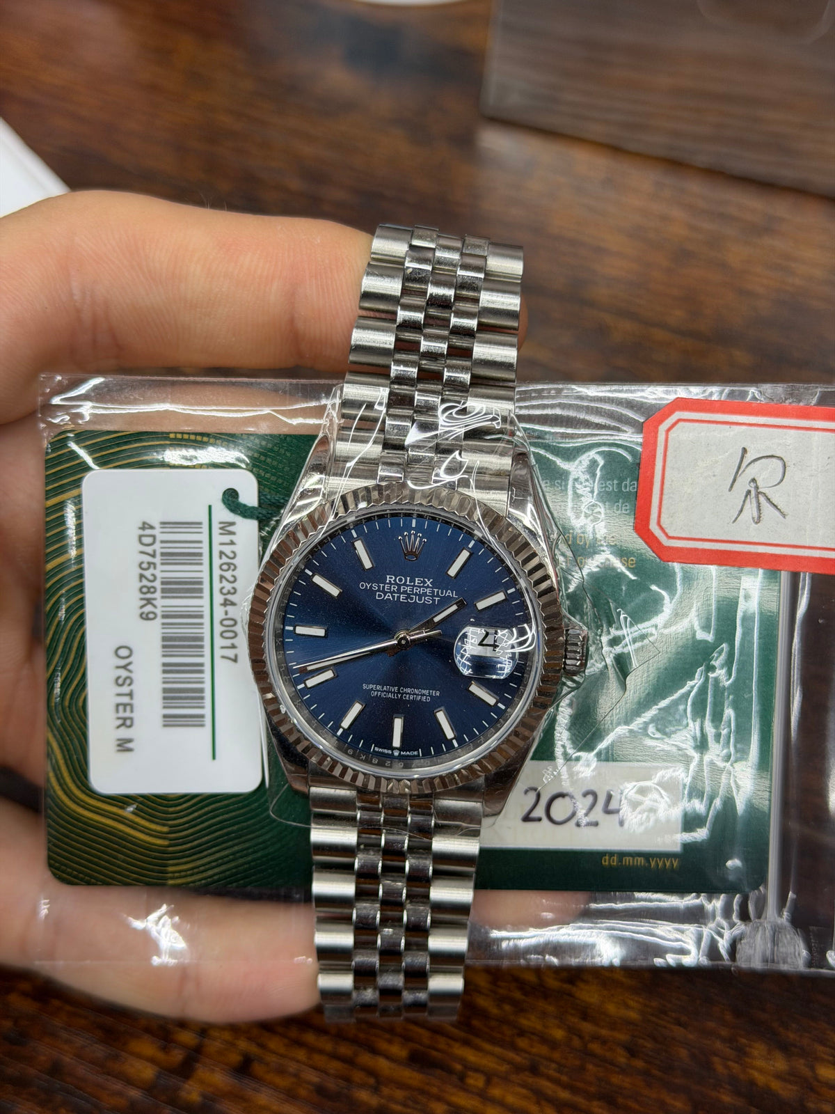 Rolex Datejust 36 Stainless Steel & White Gold Watch