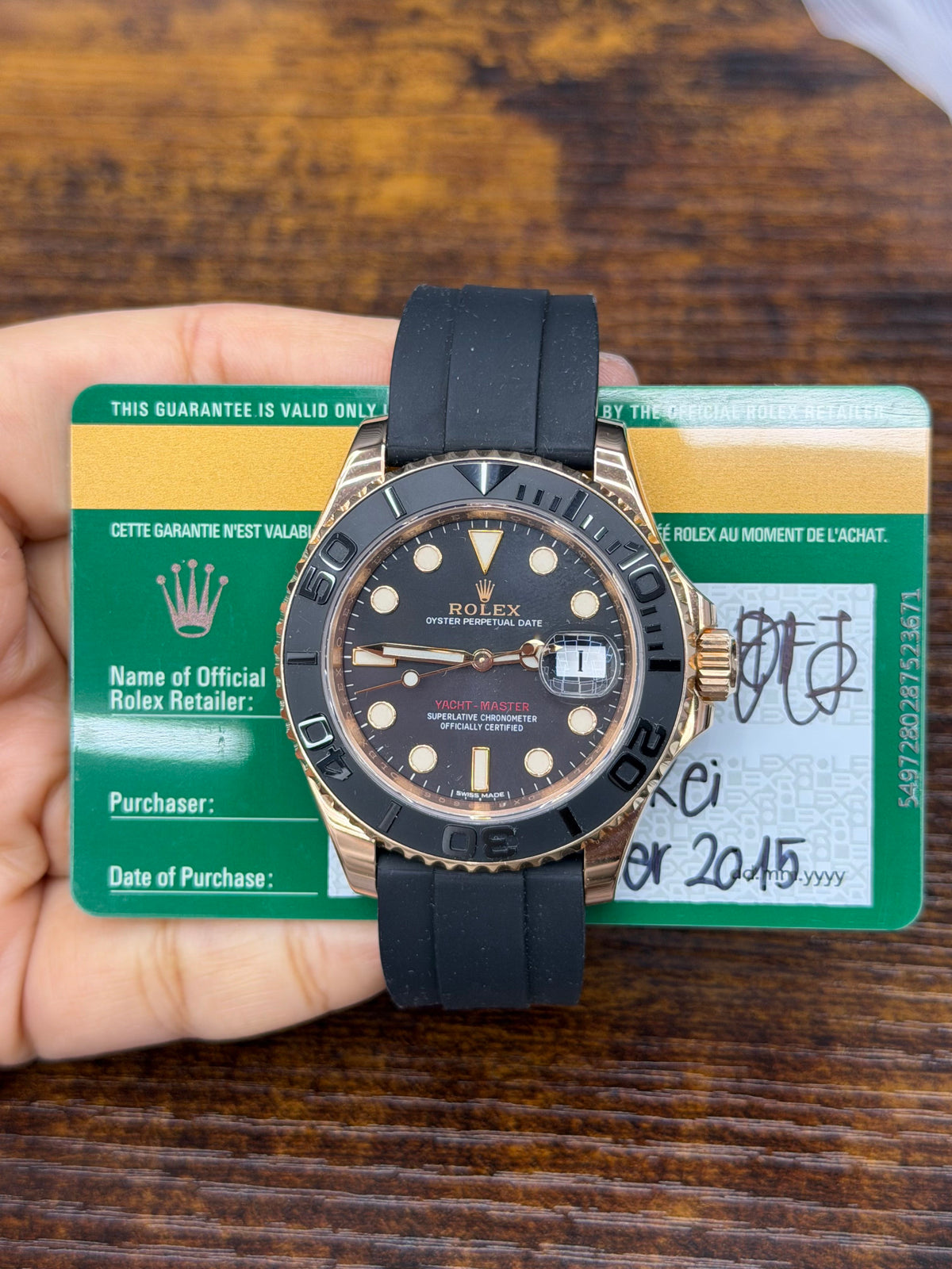 Rolex Yacht-Master Rose Gold Watch