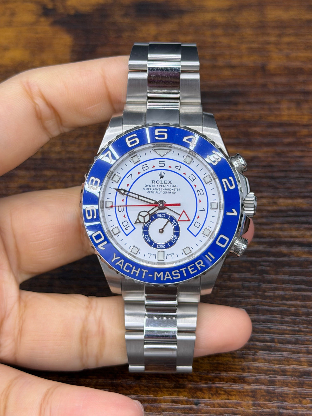 Rolex Yacht-Master Ii Stainless Steel Watch