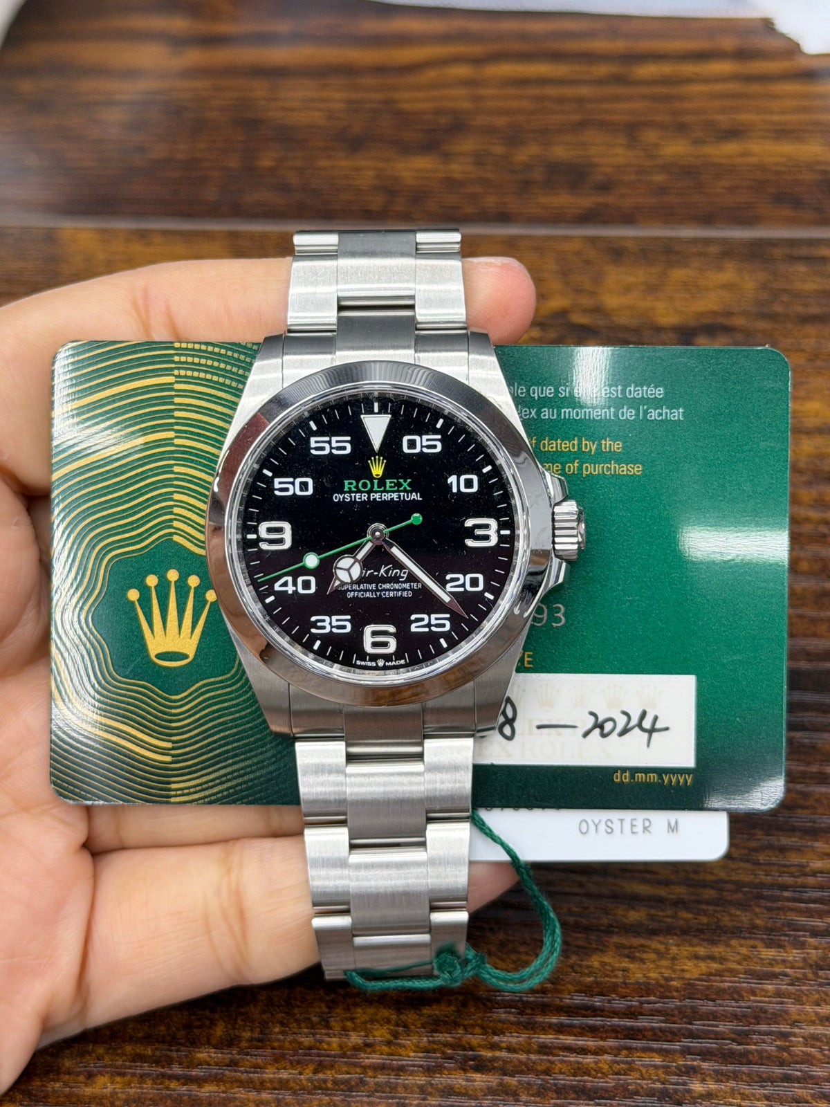 Rolex Airking Stainless Steel Watch