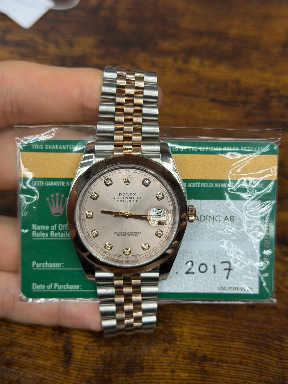 Rolex Datejust 41 Stainless Steel & Rose Gold Watch