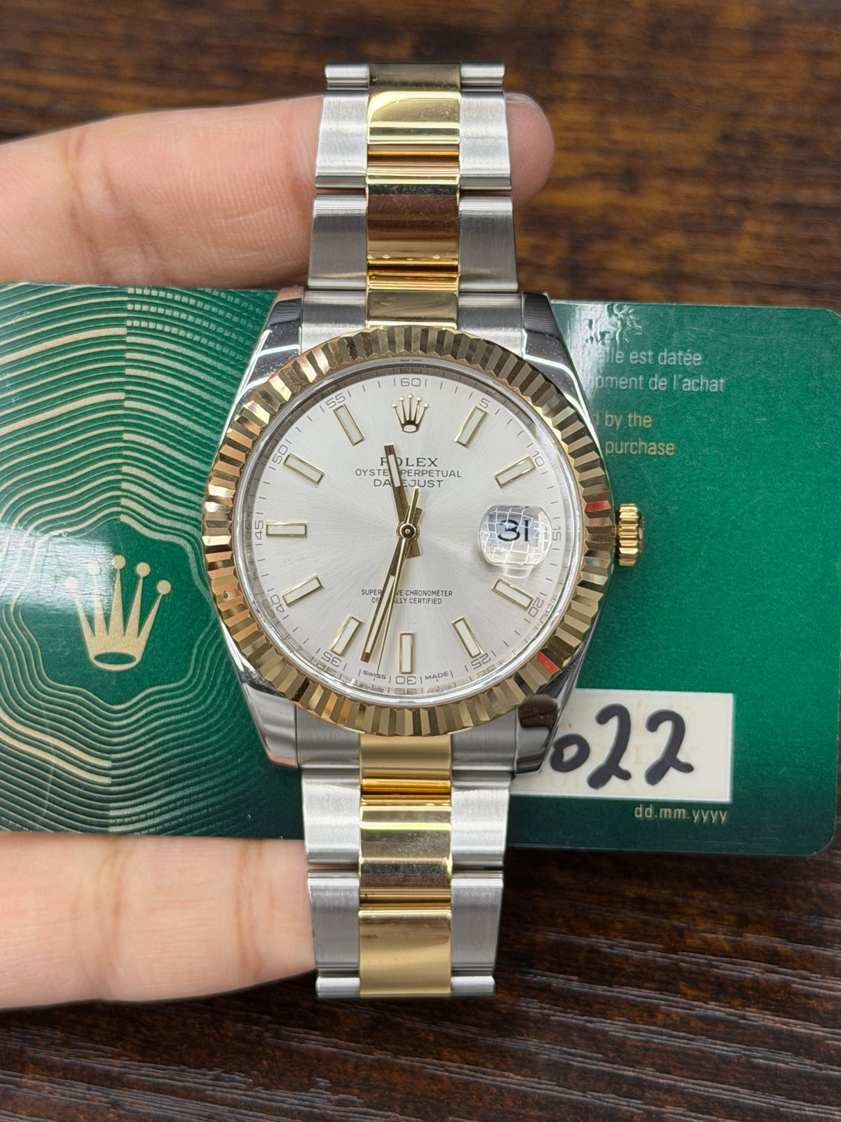 Rolex Datejust 41 Stainless Steel & Yellow Gold Watch
