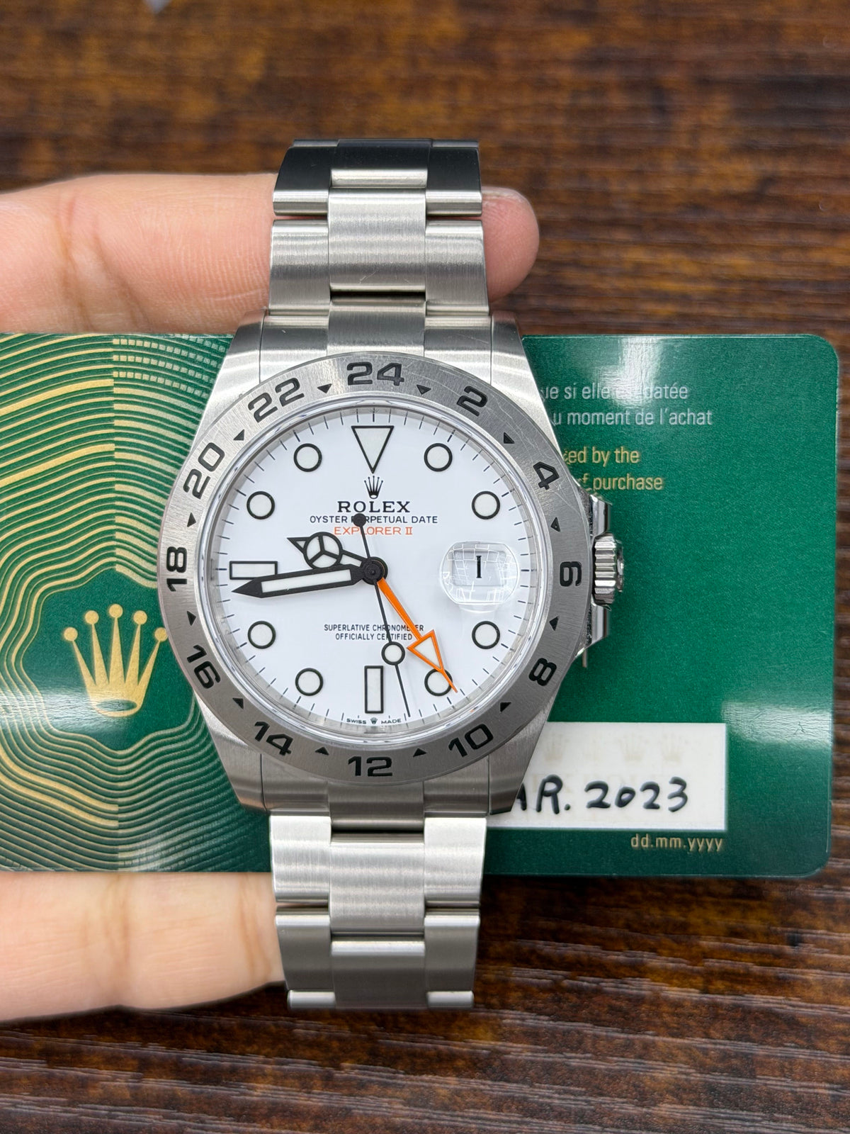 Rolex Explorer Ii Stainless Steel Watch