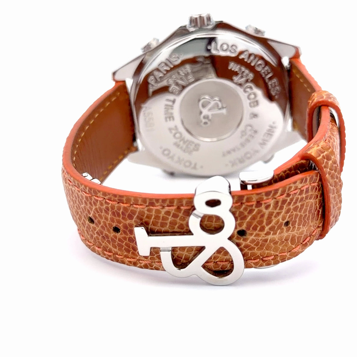 Mens Jacob & Co. Five Time Zone JC Diamond Watch