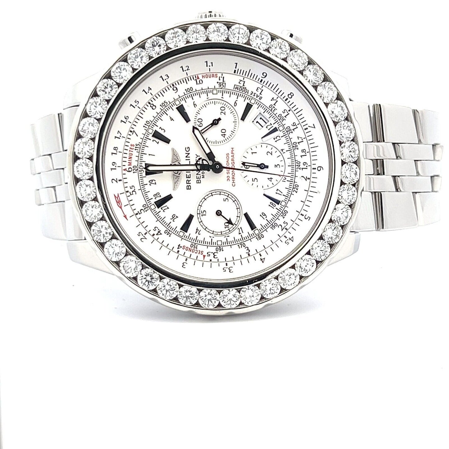 Mens Breitling Bentley Motors Automatic Diamond Watch