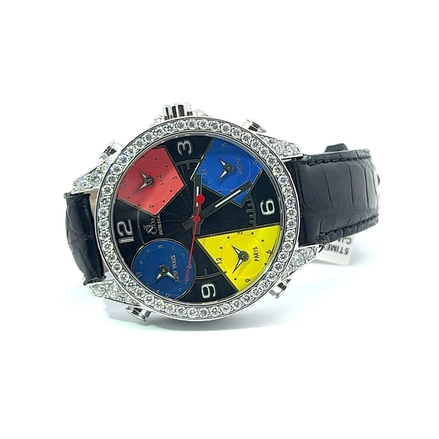 Mens Jacob & Co. JC 5 Five Time Zones Diamond Watch