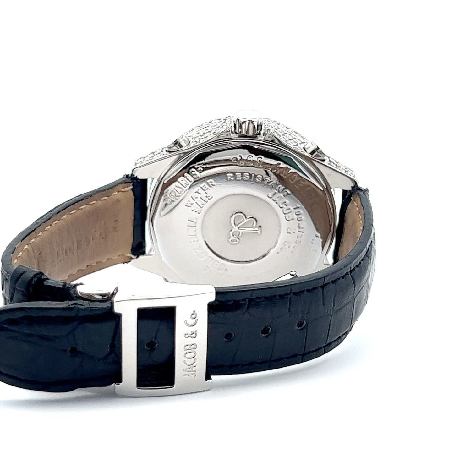 Mens Jacob & Co. JC 5 Five Time Zones Diamond Watch