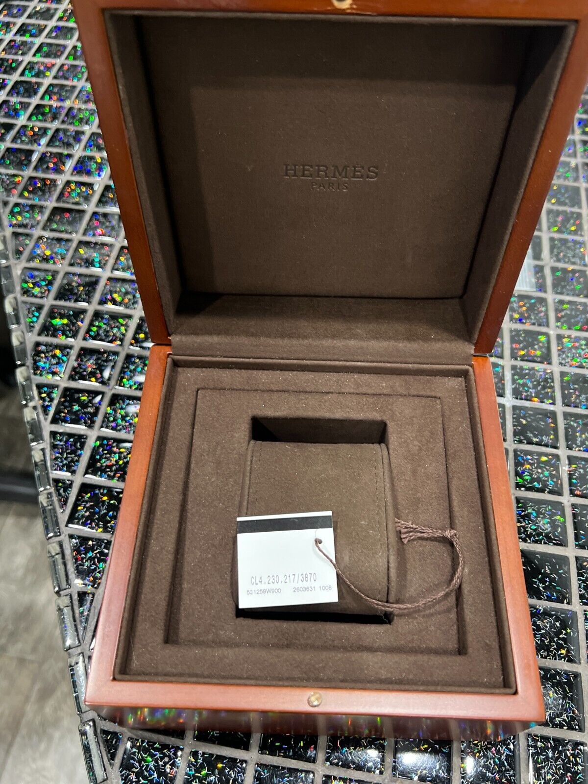 Womens Hermès Clipper Diamond Watch