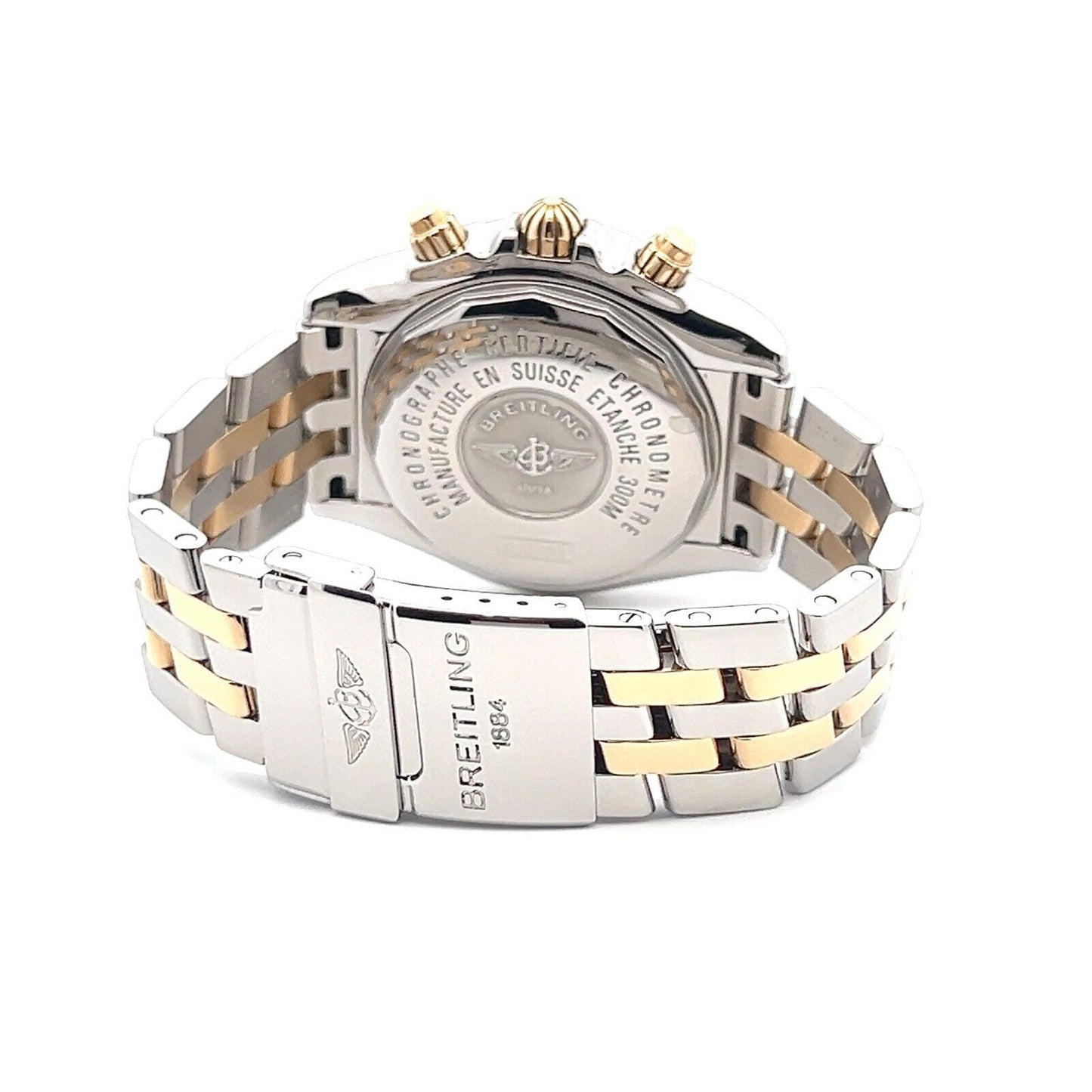 Mens Breitling Chronomat Evolution 18K Gold Watch