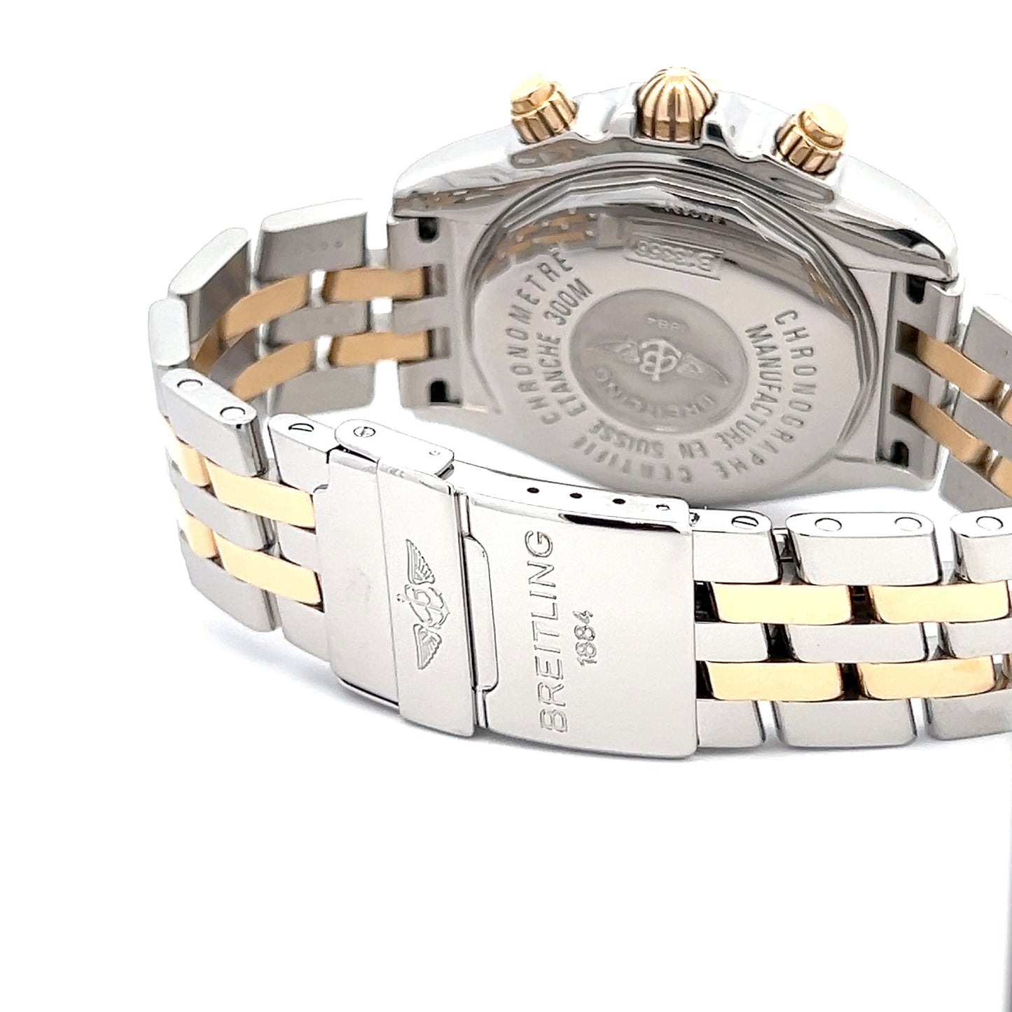 Mens Breitling Chronomat Evolution 18K Gold Watch