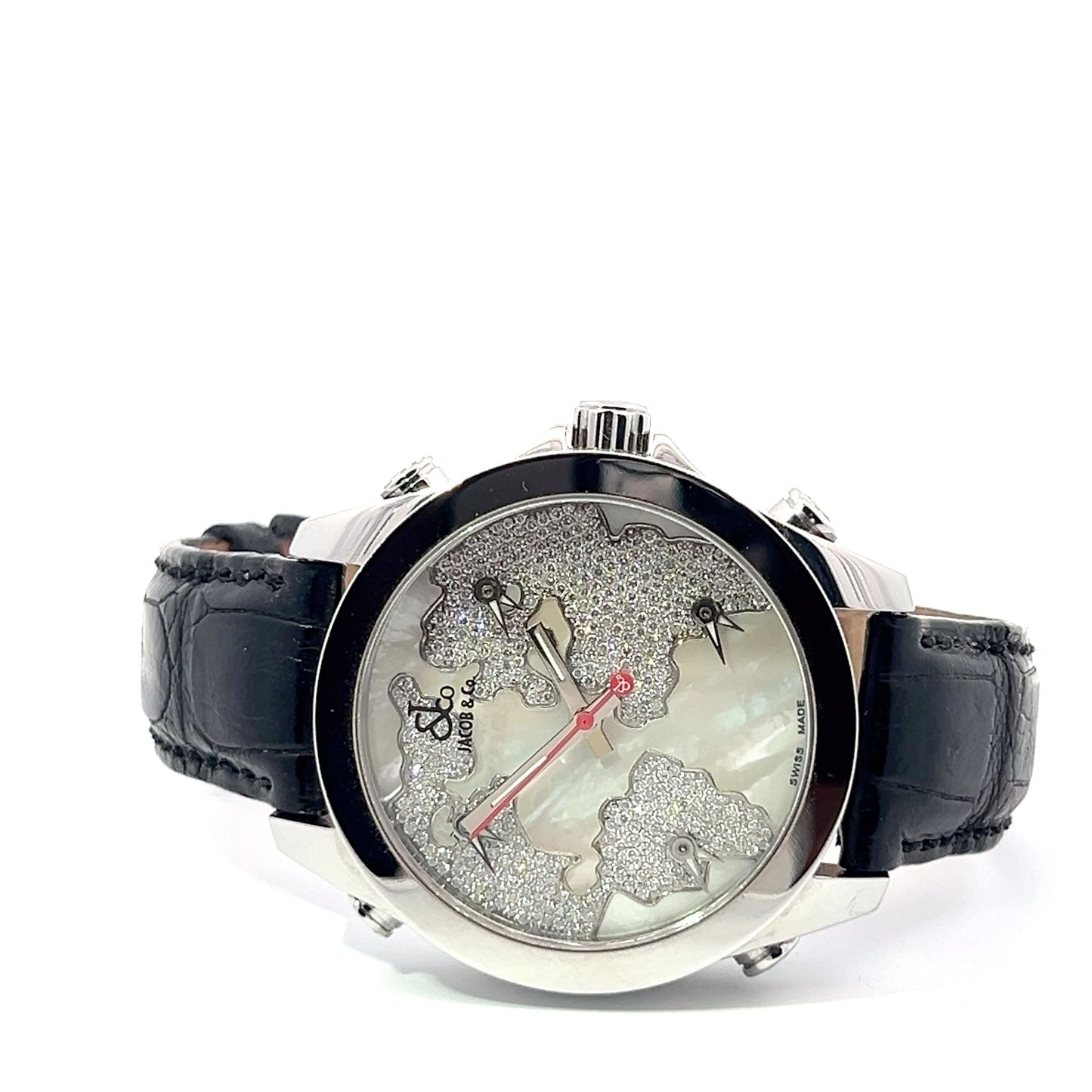 Mens Jacob & Co. JC World Is Yours Diamond Watch