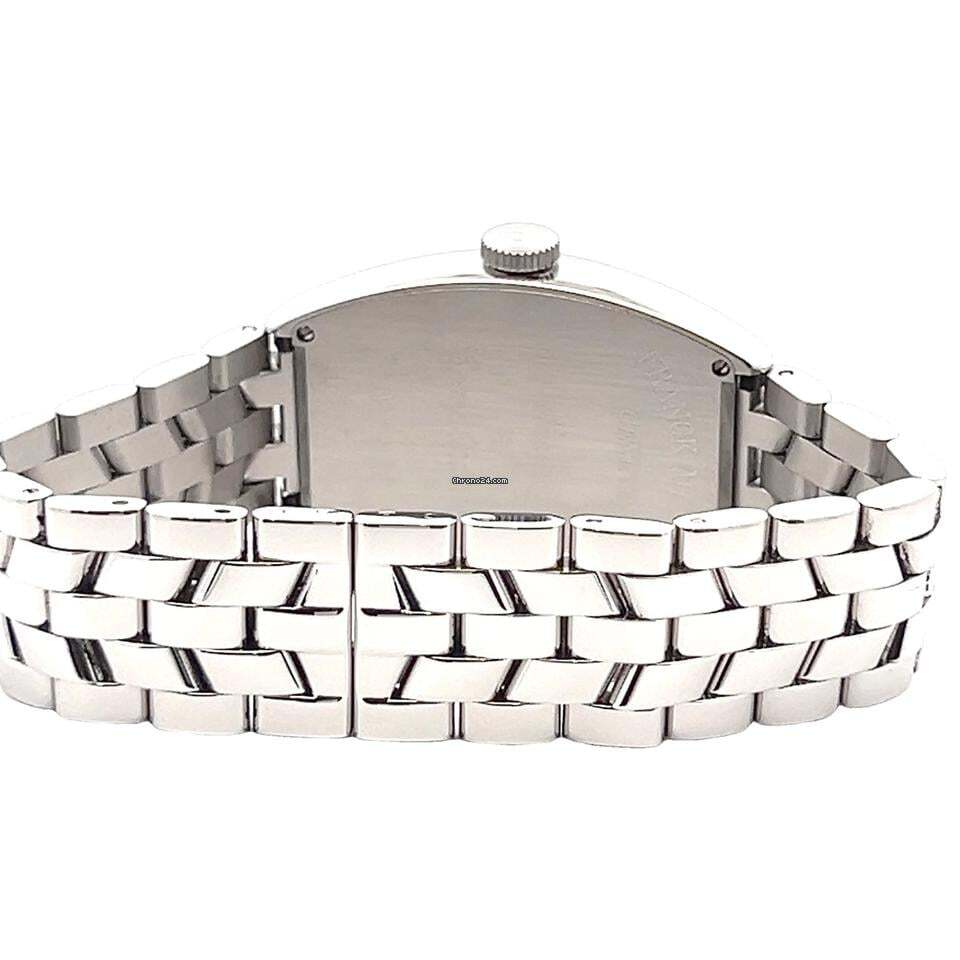 Franck Muller Master Banker Automatic Men's Watch With Steel Case and Strap Authentic Luxury Timepiece