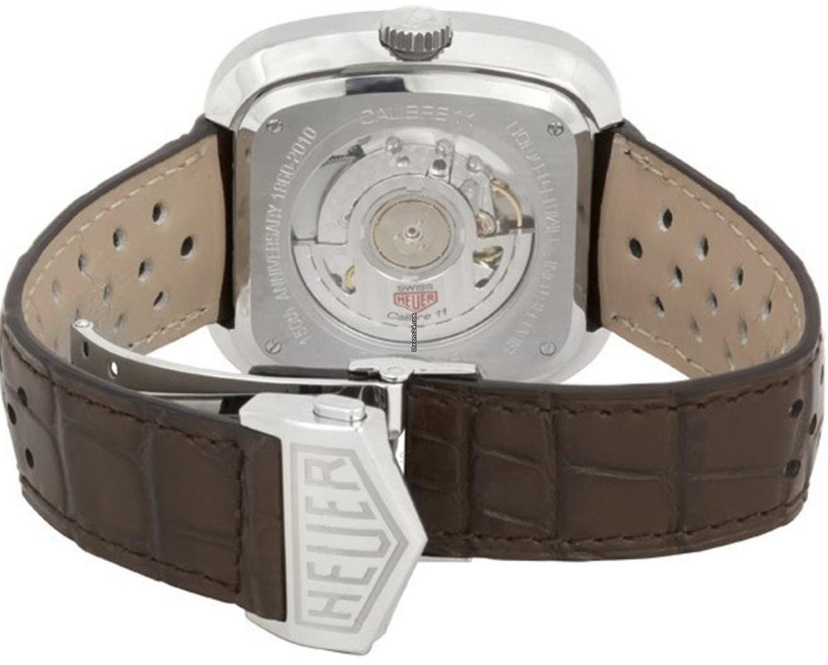 TAG Heuer Silverstone Automatic Men's Watch Steel Case With Crocodile skin Strap Authentic Luxury Timepiece