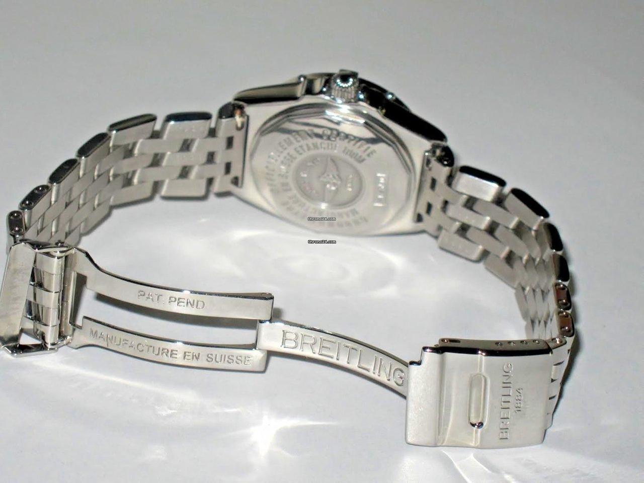 Breitling Wings Lady Quartz Women's Watch With Steel Case and Strap Authentic Luxury Timepiece