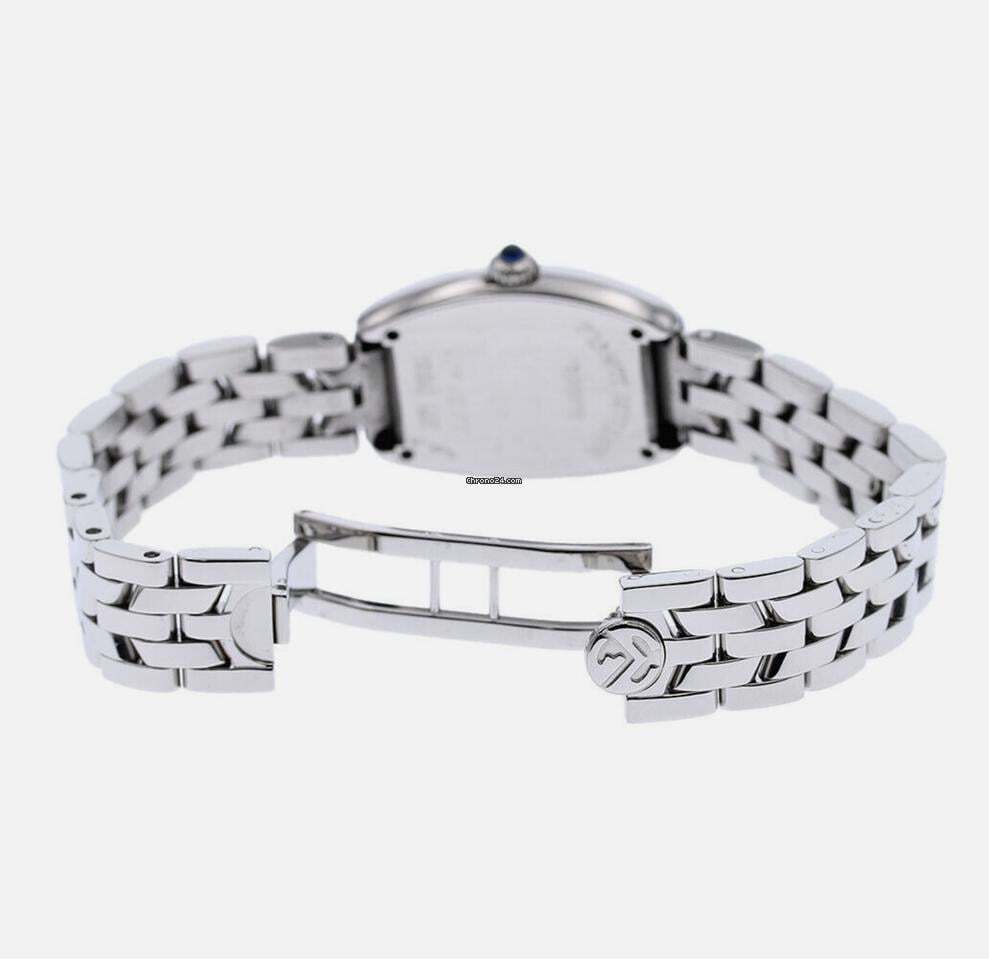 Franck Muller Cintrée Curvex Quartz Women's Watch With Steel Case and Strap Authentic Luxury Timepiece