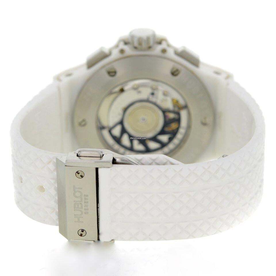 Hublot Big Bang 41 mm Automatic Men's Watch Steel Case With Rubber Strap Authentic Luxury Timepiece