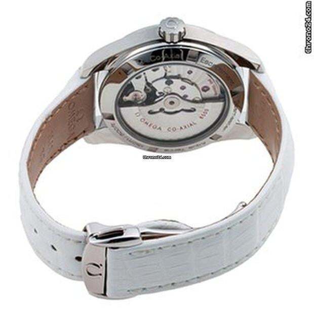 Omega Seamaster Aqua Terra Automatic Men's Watch Steel Case With Leather Strap Authentic Luxury Timepiece