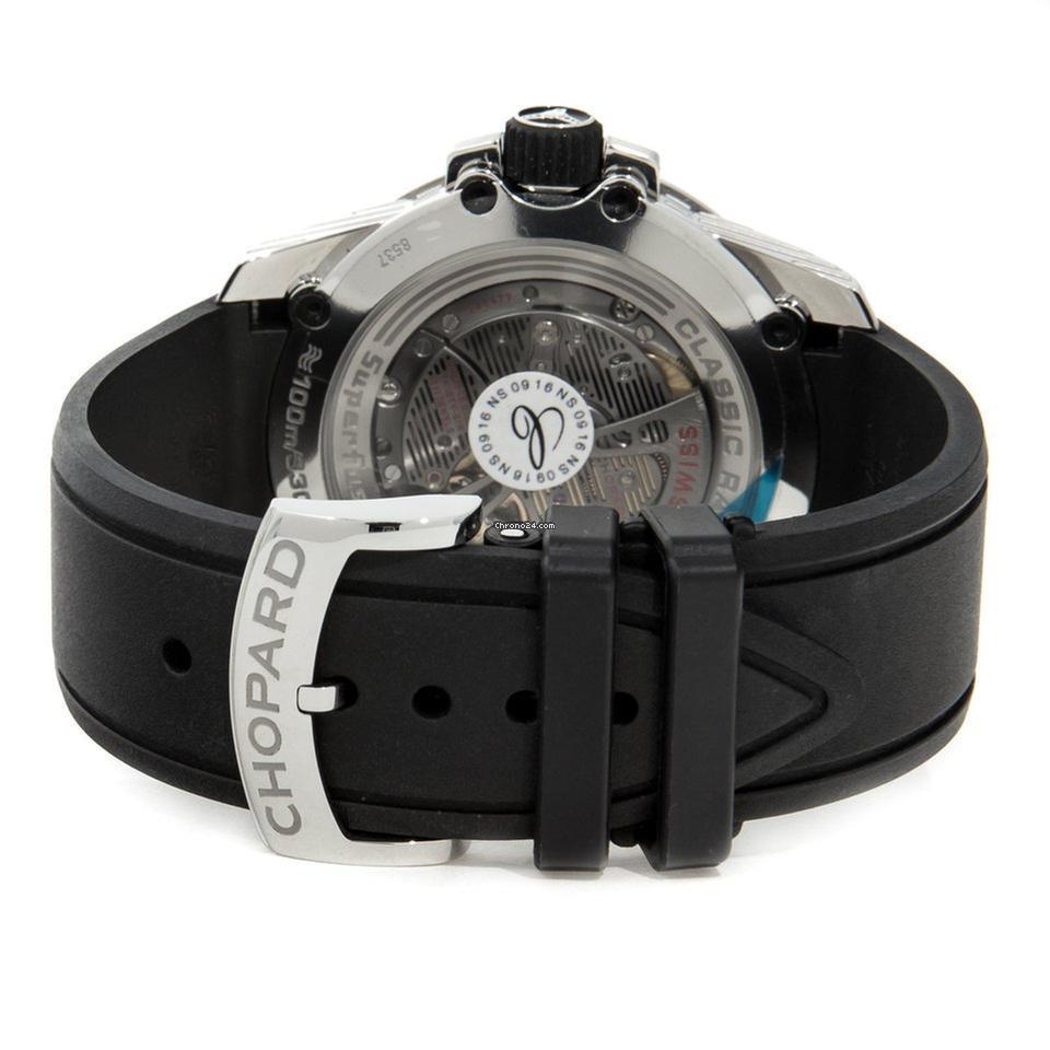 Chopard Superfast Automatic Men's Watch Steel Case With Rubber Strap Authentic Luxury Timepiece