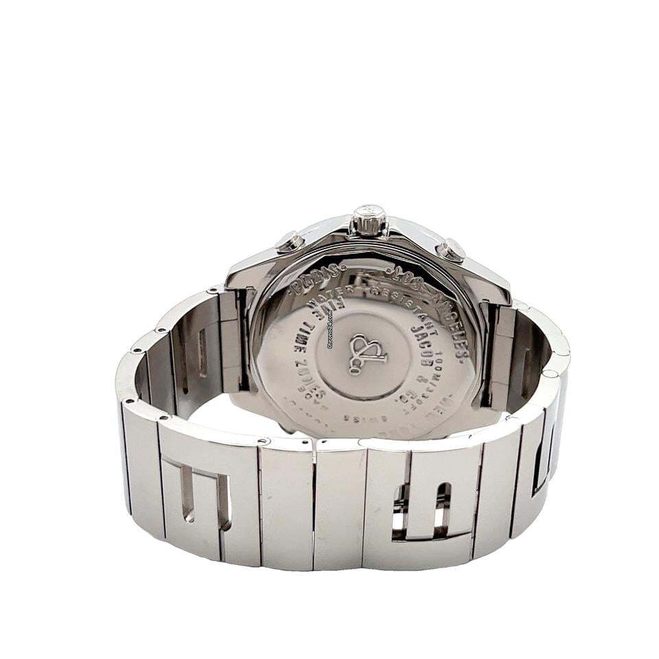 Jacob & Co. Quartz Men's Watch With Steel Case and Strap Authentic Luxury Timepiece