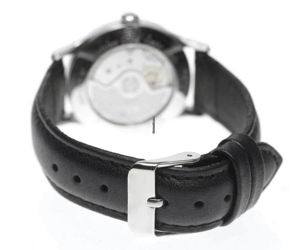 Zenith Elite Automatic Women's Watch Steel Case With Leather Strap Authentic Luxury Timepiece