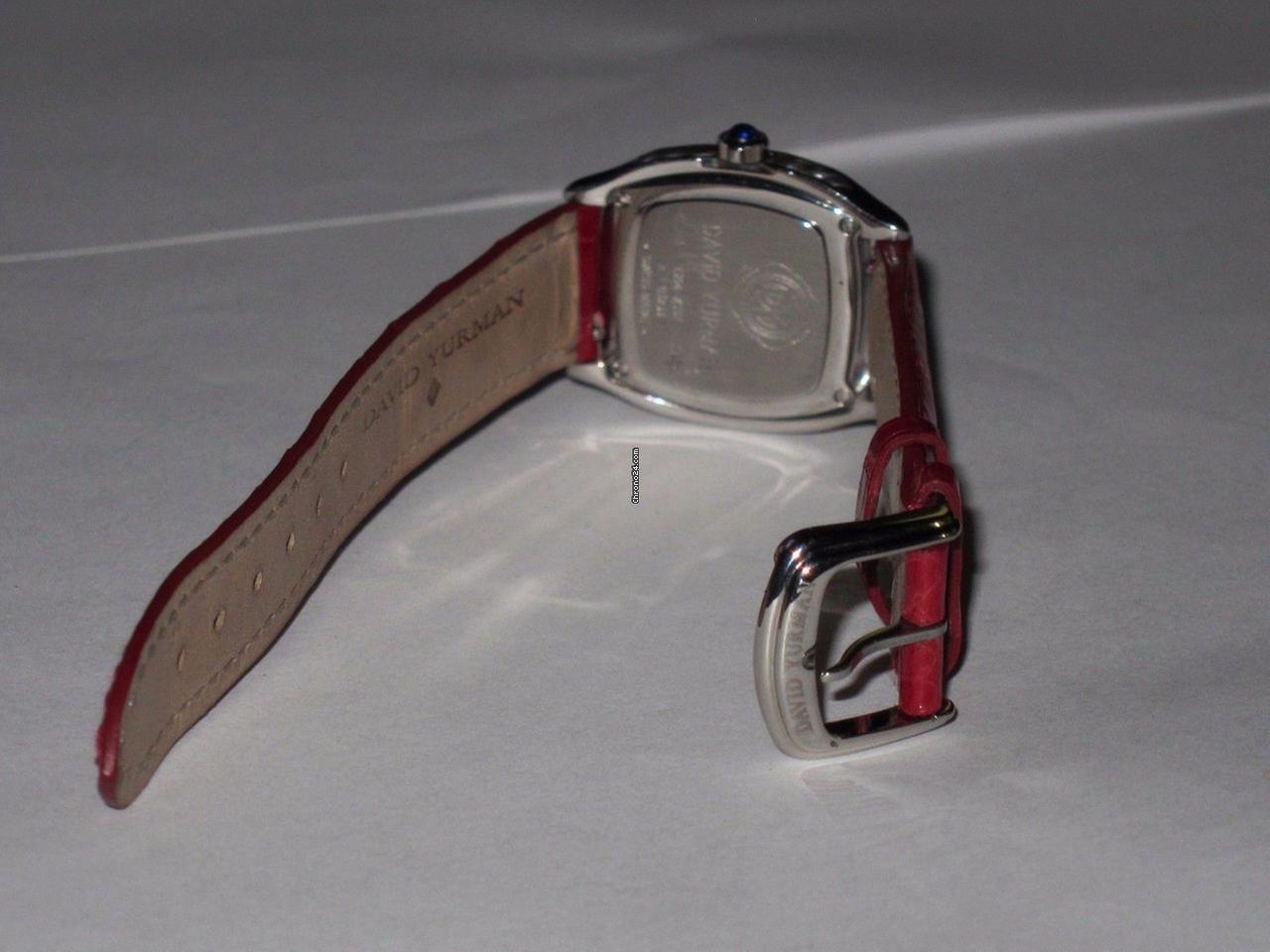 Quartz Women's Watch Steel Case With Leather Strap Authentic Luxury Timepiece