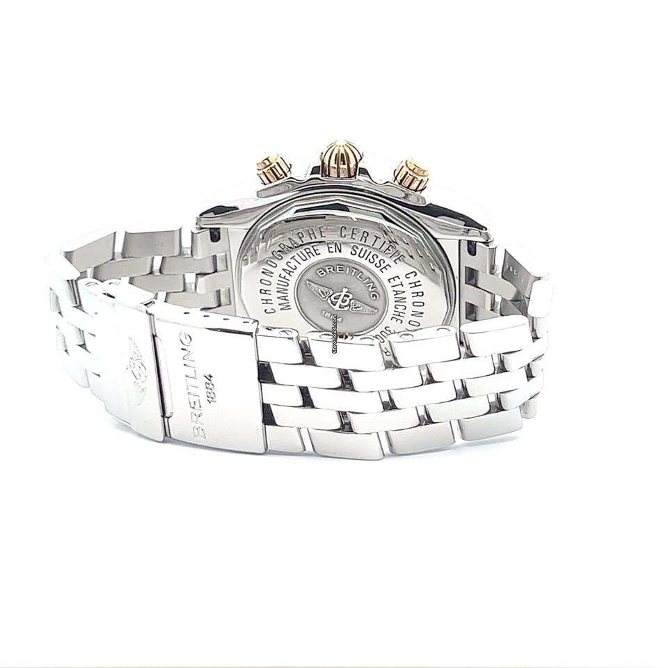 Breitling Chronomat Evolution Automatic Men's Watch With Steel Case and Strap Authentic Luxury Timepiece