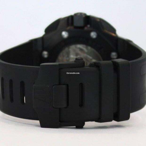 Audemars Piguet Automatic Men's Watch Carbon Case With Rubber Strap Authentic Luxury Timepiece