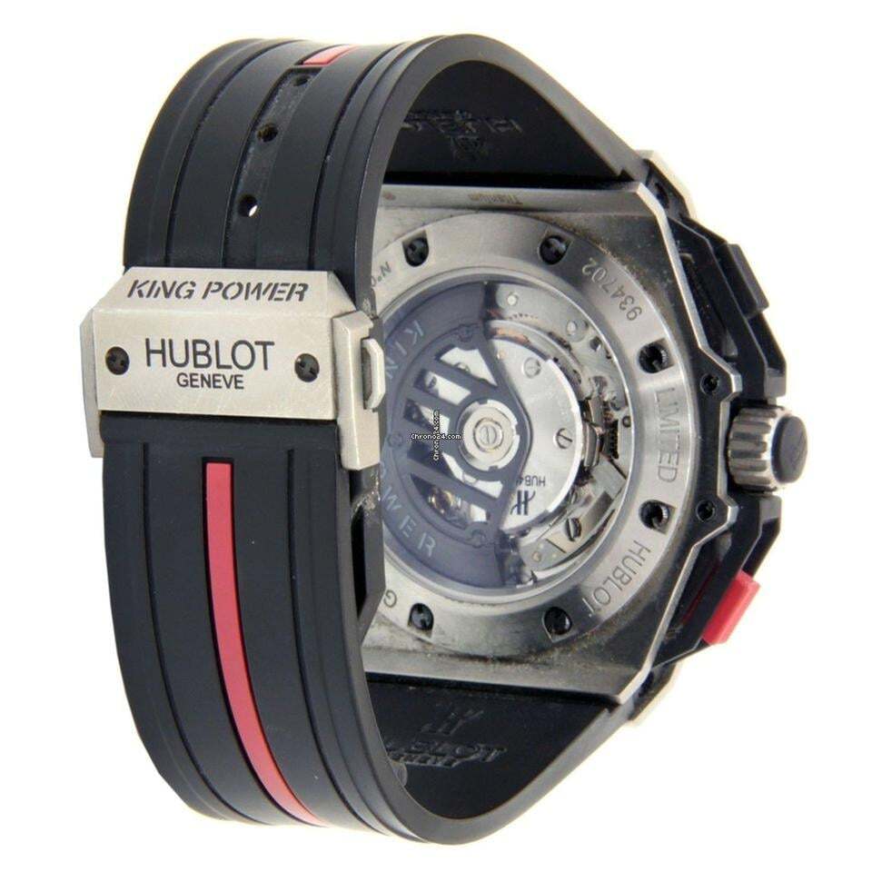 Hublot King Power Automatic Men's Watch Titanium Case With Rubber Strap Authentic Luxury Timepiece