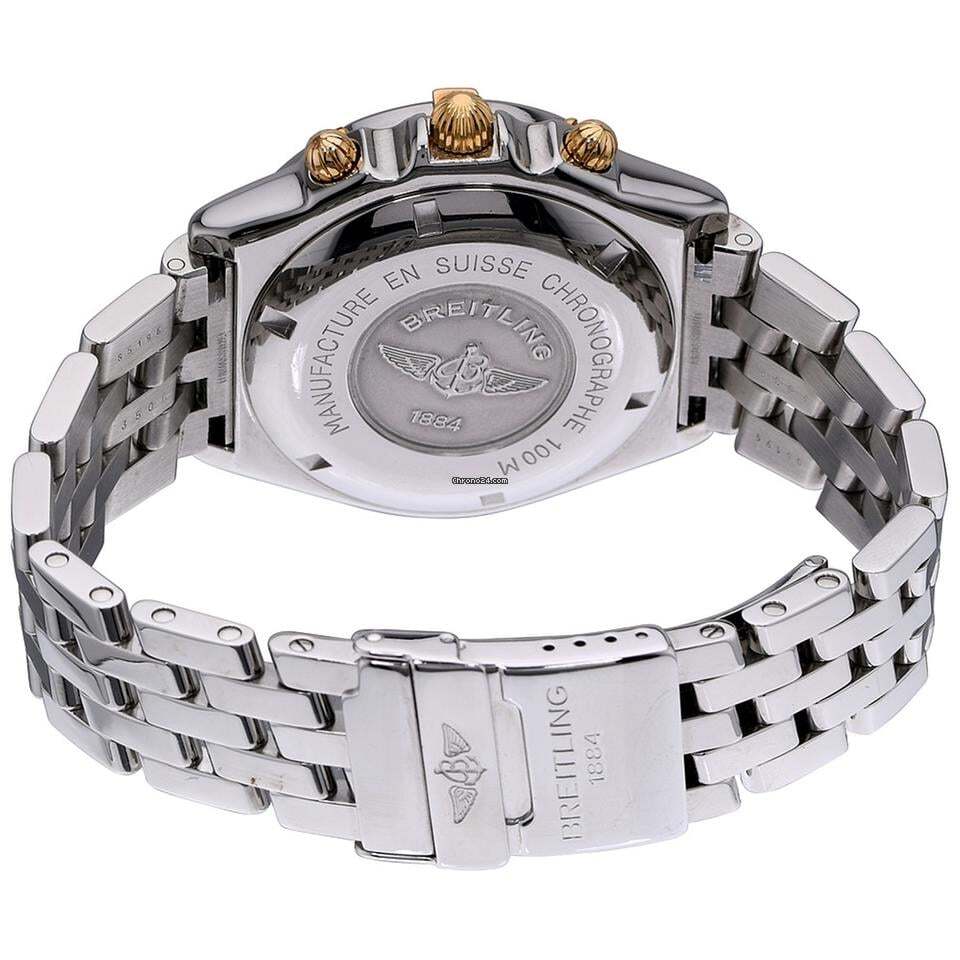 Breitling Crosswind Chronograph Automatic Men's Watch With Steel Case and Strap Authentic Luxury Timepiece