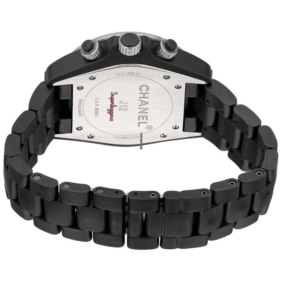 Chanel J12 Automatic Men's Watch With Ceramic Case and Strap Authentic Luxury Timepiece