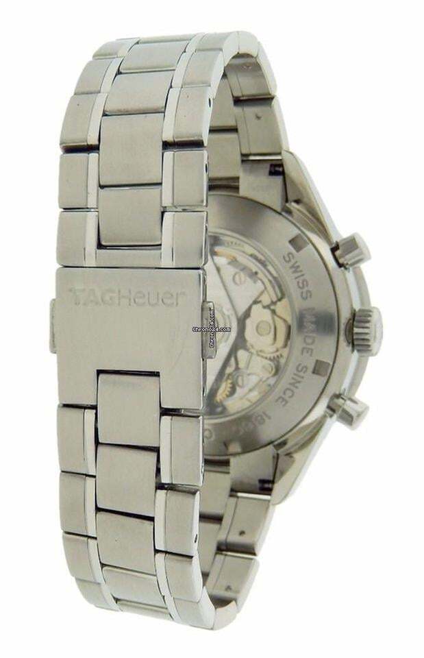 TAG Heuer Carrera Calibre 16 Automatic Men's Watch With Steel Case and Strap Authentic Luxury Timepiece