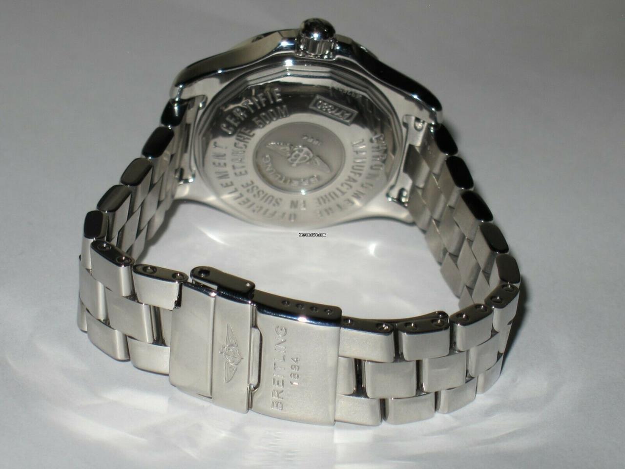 Breitling Colt Oceane Quartz Women's Watch With Steel Case and Strap Authentic Luxury Timepiece