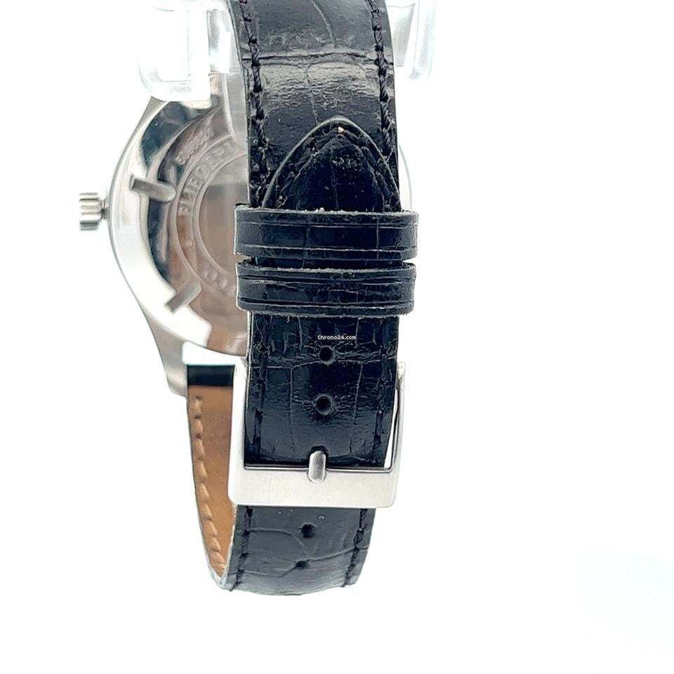 IWC Pilot Mark Automatic Men's Watch Steel Case With Leather Strap Authentic Luxury Timepiece