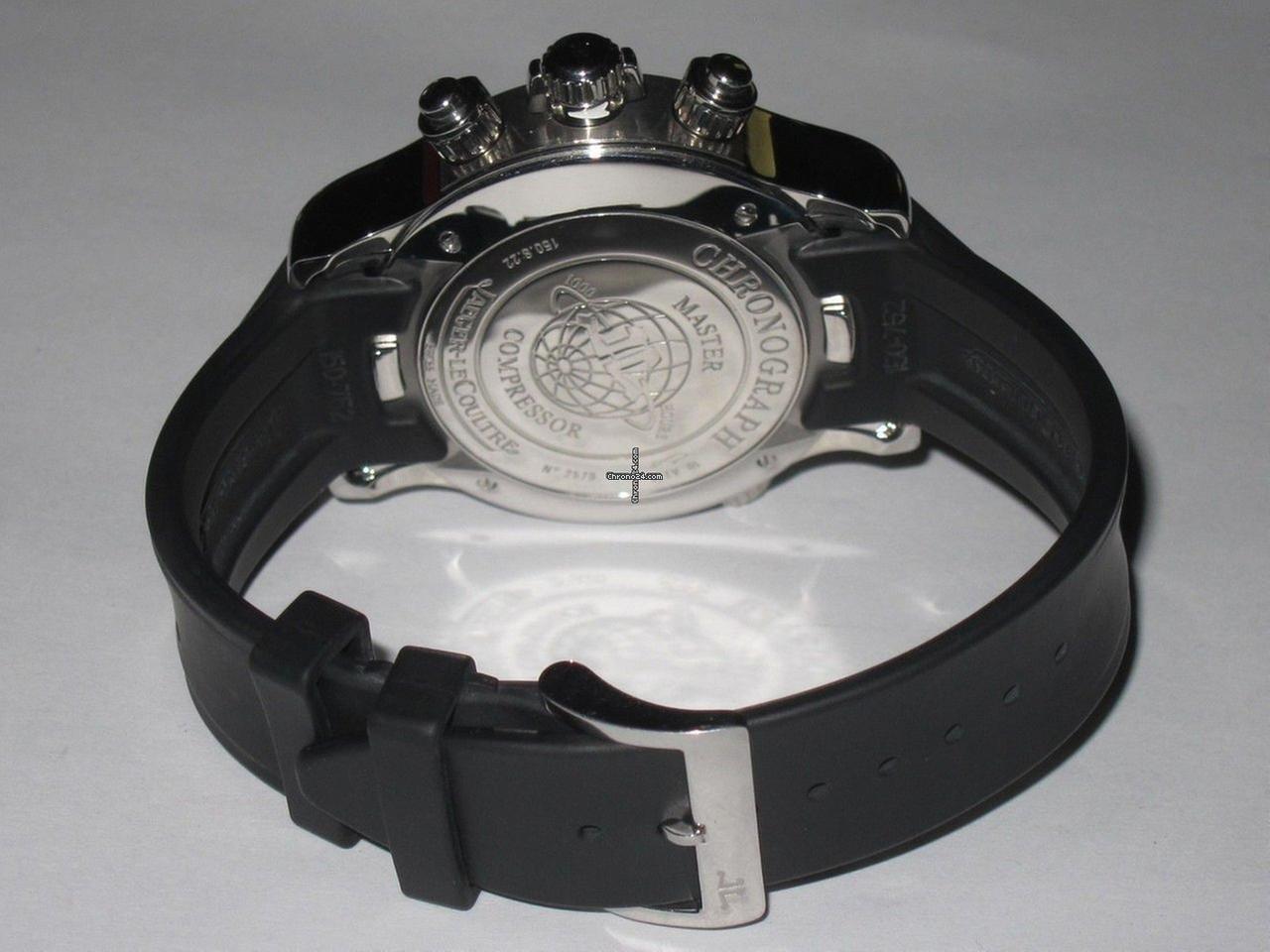 Jaeger-LeCoultre Master Compressor Extreme World Chronograph Automatic Men's Watch Steel Case With Rubber Strap Authentic Luxury Timepiece